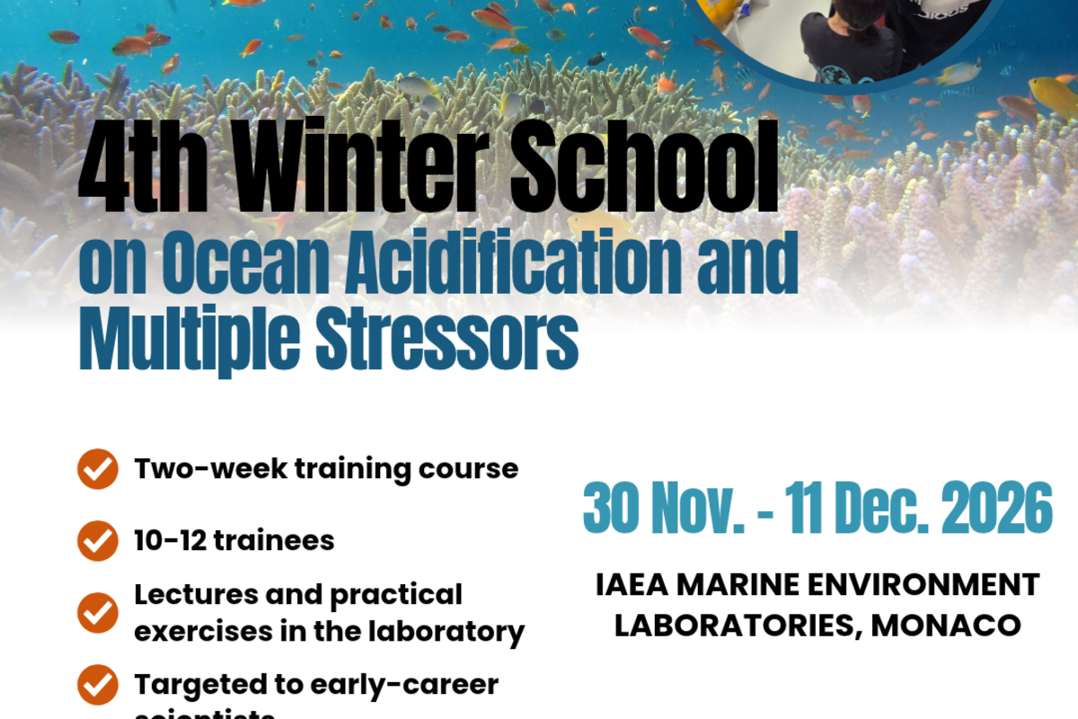 Applications open: fourth winter school on ocean acidification and multiple stressors